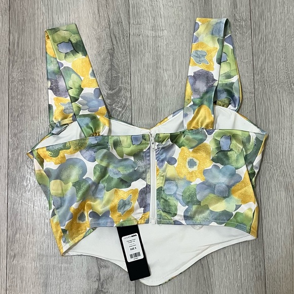 Fashion Nova New Floral Corset Top Size S (corset style) - Picture 5 of 7